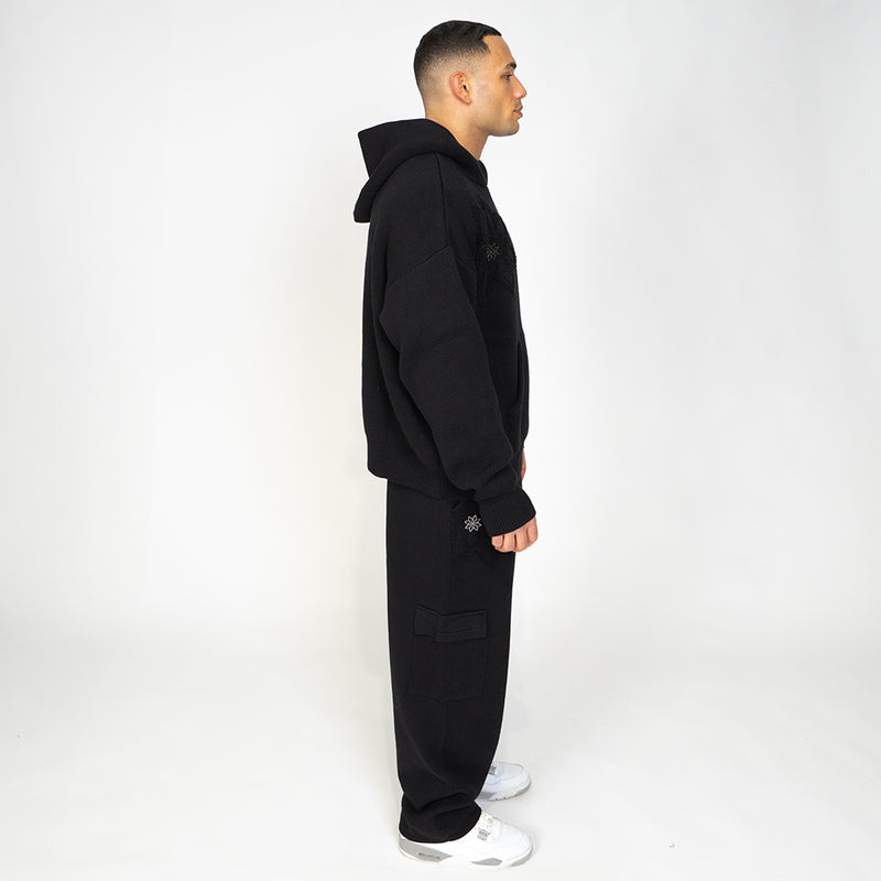 Knit tracksuit set