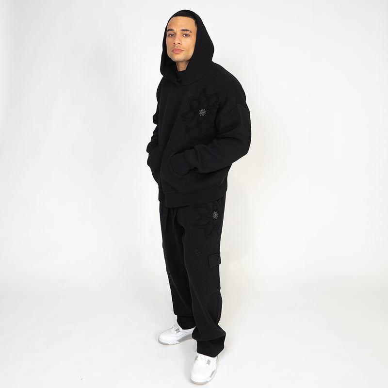 Knit tracksuit set